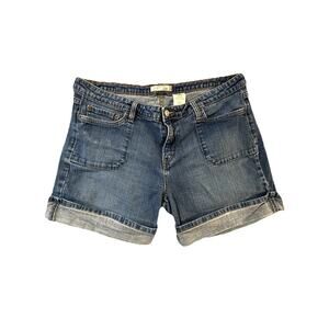 Levi’s 545 Women’s Denim Shorts Size 14 Blue Cuffed Jean Shorts Casual
